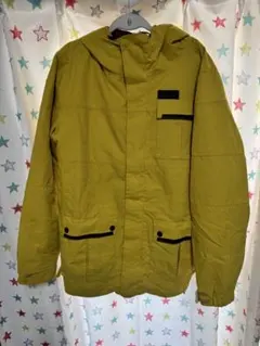 VOLCOM フード付き イエローマウンテンパーカー