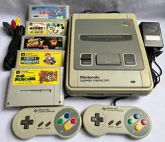 スーパーファミコン 本体 ソフト5本 すぐ遊べる 動作確認済