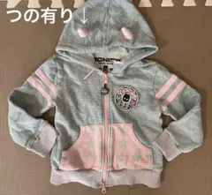 【綿100%】MONICA BABY BLUE つの　フード付きトレーナー