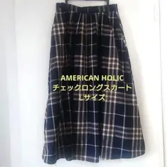 【美品】AMERICAN HOLIC アメリカンホリック チェック スカート