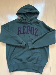KEBOZ ケボズ　パーカー　スウェットSサイズ　グリーン　トップス