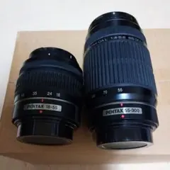PENTAX 18-55mm & 55-300mm ズームレンズセット！のサムネイル