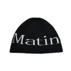 Matin Kim ニット帽 黒