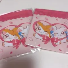 とっとこハム太郎 ダイソー 100均 プチ巾着 ハム太郎 りぼんちゃん