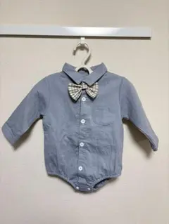 【新品】　ベビーロンパース　シャツ　60