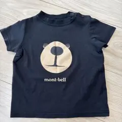 mont-bell クマ顔プリント Tシャツ