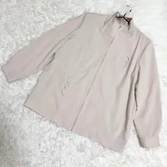 VEVELKA✨美品　ブルゾン　肩パッド　きれいめ　春秋　ベージュ（L）