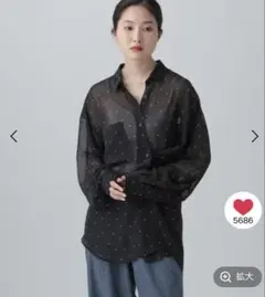LEPSIM 2WAYシアー長袖シャツ バンビ柄 完売品 新品 - メルカリ