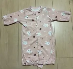 ウサギとハートのロンパース 50-60cm