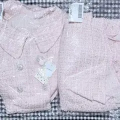 apres jour×Miridy ツイードセットアップ ライトピンク XL