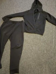 UNIQLO スウェット上下セットアップ ブラック L