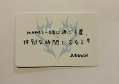 ENHYPEN ジョンウォン メッセージカード スタジアム公演 東京限定