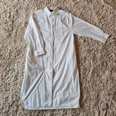 BANANA REPUBLIC ホワイト ロングシャツワンピース M