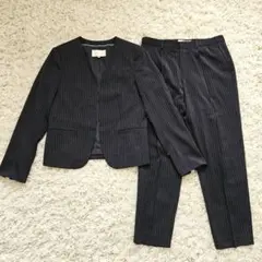 美品!［大きいサイズ］自由区 パンツスーツ上下 44 2025年最新】自由区 レディース ビジネス パンツスーツ上下の