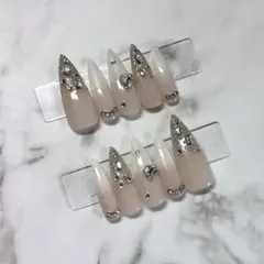 ネイルチップ　ベイビーブーマー　ギャルネイル　ワンホン　ちゅるん　スナ系　地雷