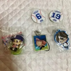 アニメグッズまとめ売り　ダイヤのA　すわらせ隊　背番号缶バッジ　御幸一也