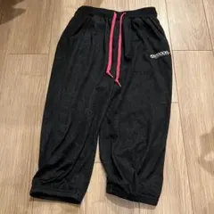 OUTDOOR パターン入り黒パンツ サイズM