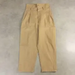 6(ROKU) コットンチノパンツ マーベルト ベージュ 34 - メルカリ