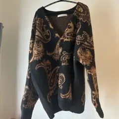 【中古】journal standard カーディガン　ペイズリー