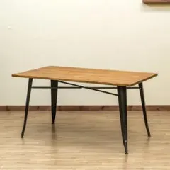 Mercury　ヴィンテージダイニングテーブル　140×80 ブラック