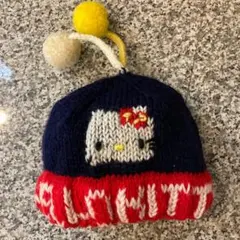 【HELLO KITTY】ハローキティ ニット帽子