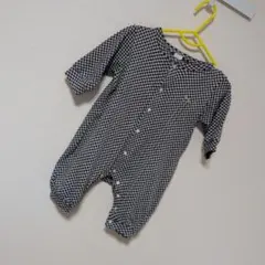 ベビーロンパース　cottori刺繍ロンパース　70サイズ