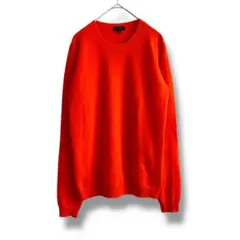 【セオリー】上質カシミヤ100%✨theory ニット S オレンジ