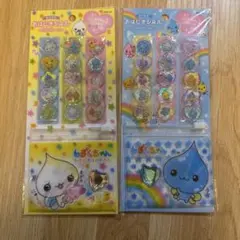 しずくちゃん ポップアップ おはじきシール うるおいちゃん みるみるちゃん