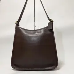オールドコーチ ショルダーバッグ USA製 Ergo レザー ブラウン