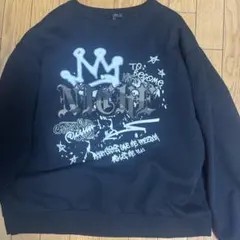 NICHE グラフィティプリント スウェット ブラックのサムネイル