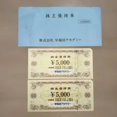 早稲田アカデミー 優待券 10000円分のサムネイル