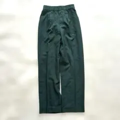 アーバンリサーチ ITEMS ワイドパンツ ダークグリーン ウエストゴム F