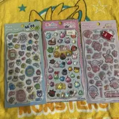 たまごっち ほっぺちゃん 星のカービィ ステッカー3種セットのサムネイル