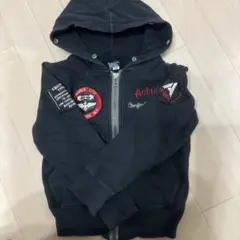 AVIREX ブラックパーカー 120サイズ