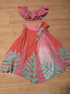 AREMITIコットンレーストップス スカート　アレミティ　タヒチアン 衣装