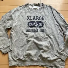 【希少】90sヴィンテージ XLARGE スウェット カレッジロゴ 初期タグ