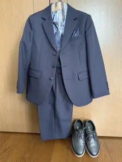 入学式　男の子120サイズ、スーツセット　ジャケット、靴