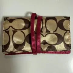 COACH ジュエリーケース アクセサリーポーチ シグネチャー MORE付録