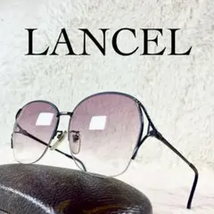 美品　LANCEL　ビンテージサングラス　パープルレンズ　ネイビーブルーフレームのサムネイル