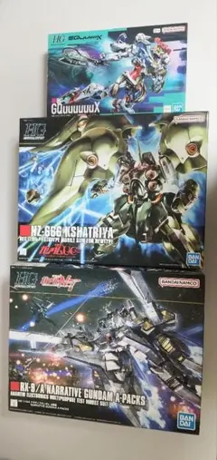ガンプラ RG HG 3点セット クシャトリヤ ユニコーン - メルカリ