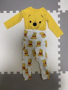 【本日限定価格】プーさんロンパースセット 6-9M