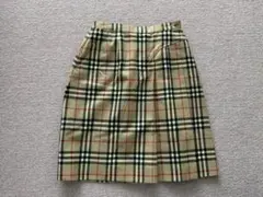 Burberryボックスプリーツチェックスカート　ヴィンテージ