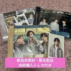 timelesz because CD 初回盤A+初回盤B+通常盤+同時購入特典