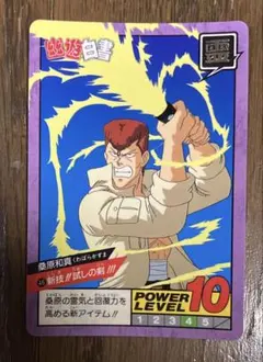 No.86 幽遊白書 カードダス スーパーバトル ノーマルカード 当時もの