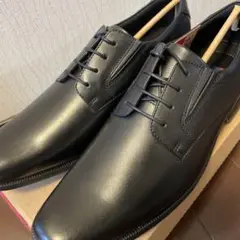 texcy luxe. ブラック革靴 TU-7768 26.0