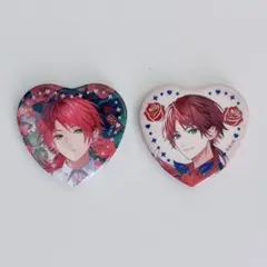 にじさんじ Rose Valentine ハート型缶バッジ ローレン・イロアス