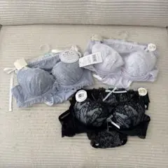 ⭐︎新品⭐︎ Bカップ　ブラジャー＆ショーツ　3セット　おまとめ特価のサムネイル