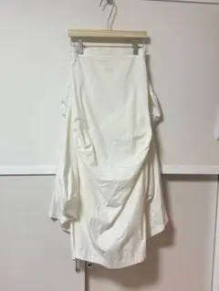 MM6 Maison Margiela ドレープスカート ホワイト サイズ38のサムネイル