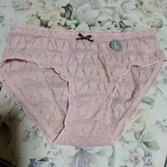 ピンクレースショーツ Lサイズ新品