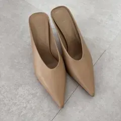 Max Mara レザーミュール ベージュのサムネイル